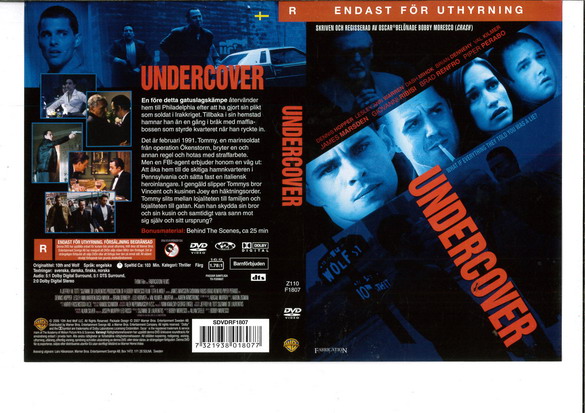 UNDERCOVER (DVD OMSLAG)