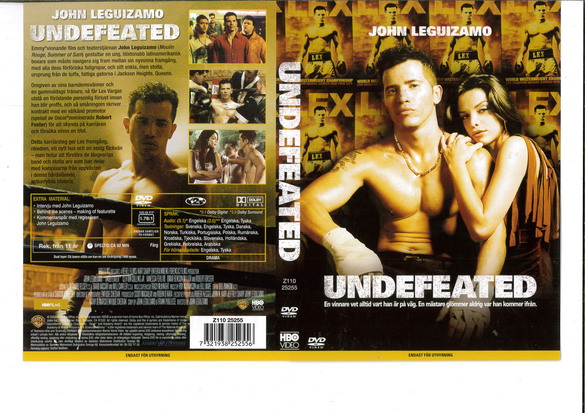 UNDEFEATED (DVD OMSLAG)