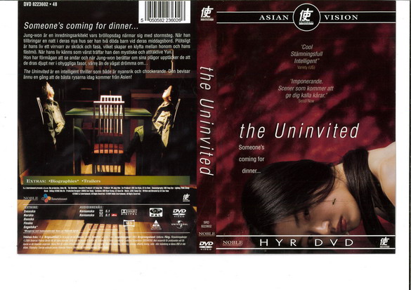 UNINVITED (DVD OMSLAG)