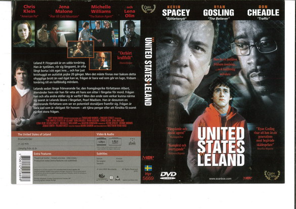 UNITED STATES OF LELAND (DVD OMSLAG)
