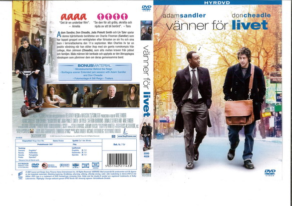 VÄNNER FÖR LIVET (DVD OMSLAG)