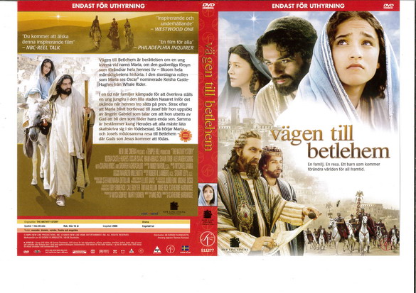 VÄGEN TILL BETLEHEM (DVD OMSLAG)