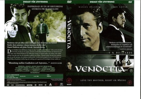 VENDETTA - IRISH EYES (DVD OMSLAG)