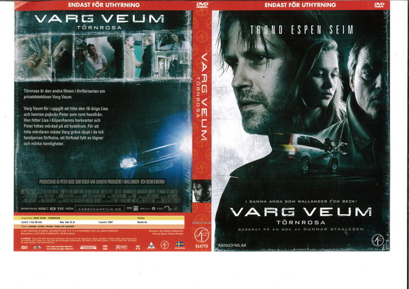 VARG VEUM: TÖRNROSA (DVD OMSLAG)