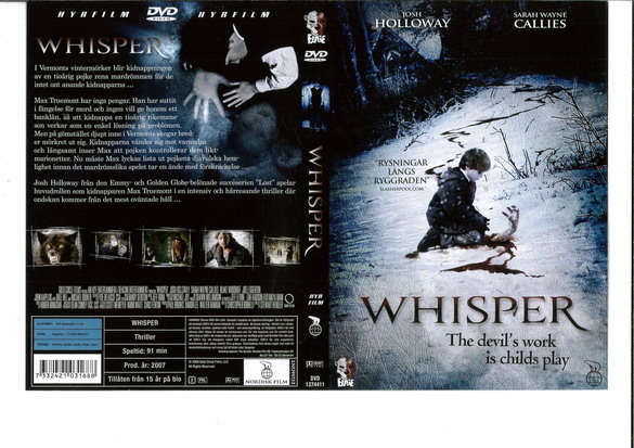 WHISPER (DVD OMSLAG)