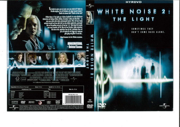 WHITE NOISE 2: THE LIGHT (DVD OMSLAG)