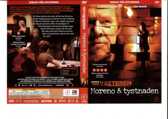VAN VEETEREN: MORENO & TYSTNADEN (DVD OMSLAG)
