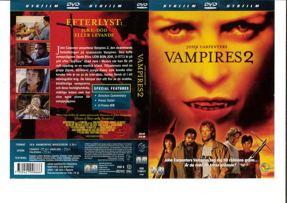 VAMPIRES 2 (DVD OMSLAG)