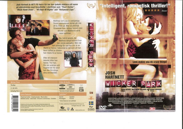 WICKER PARK (DVD OMSLAG)