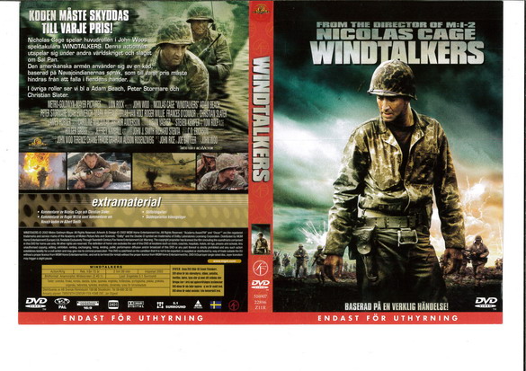WINDTALKERS (DVD OMSLAG)