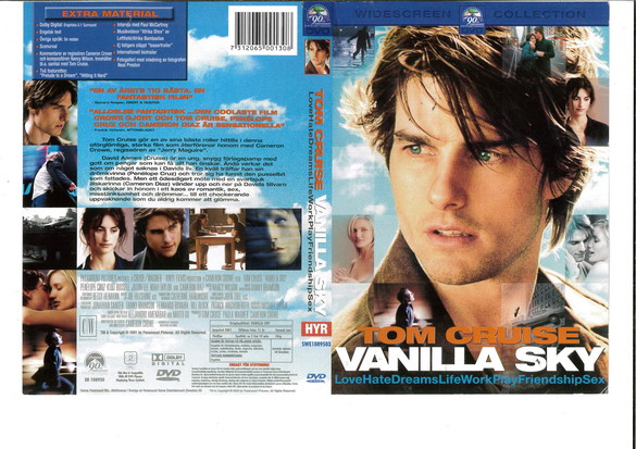 VANILLA SKY (DVD OMSLAG)