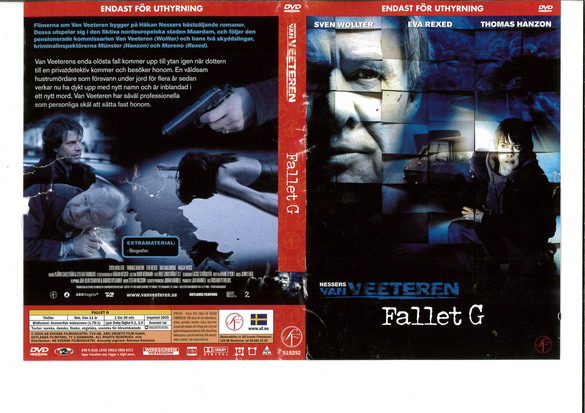 VAN VEETEREN: FALLET G (DVD OMSLAG)