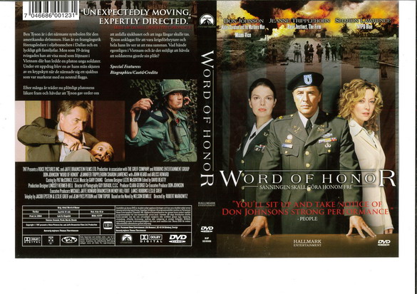 WORD OF HONOR (DVD OMSLAG)