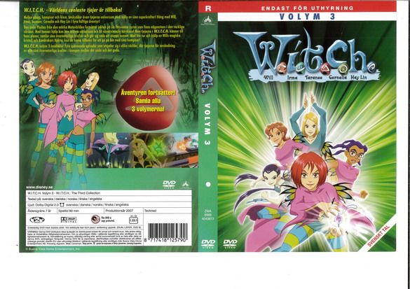 W.I.T.C.H. VOLYM 3 (DVD OMSLAG)