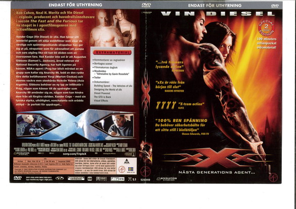 XXX (DVD OMSLAG)