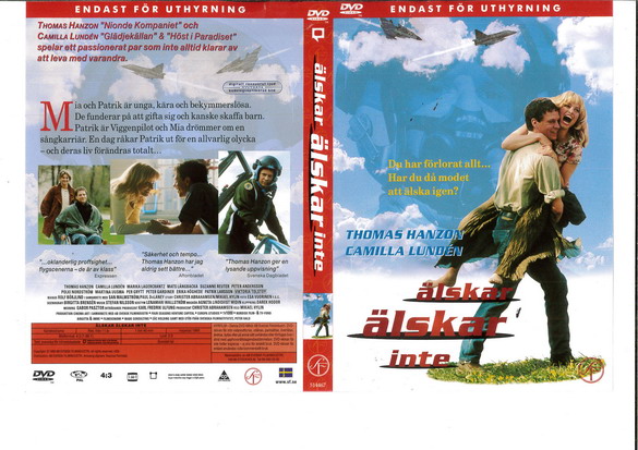 ÄLSKAR ÄLSKAR INTE (DVD OMSLAG)