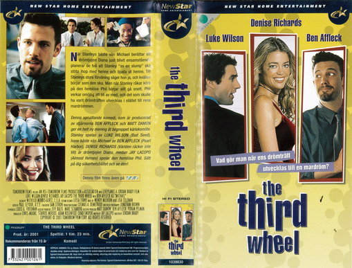 THIRD WHEEL (VHS) NY