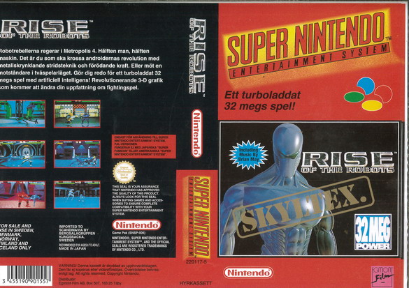 RISE OF THE ROBOTS (SNES-OMSLAG)