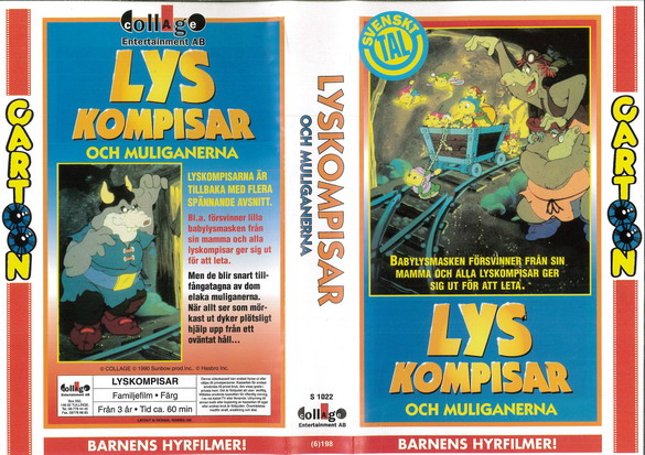 1022 LYSKOMPISARNA OCH MULIGANERNA  (VHS)