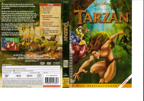 TARZAN (DVD OMSLAG)