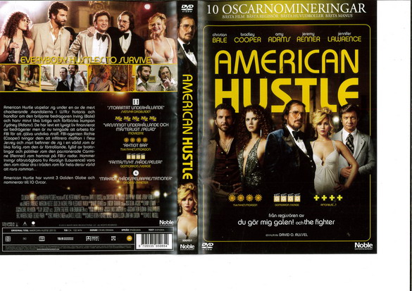 AMERICAN HUSTLE (DVD OMSLAG)