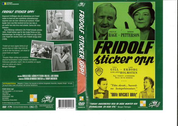 FRIDOLF STICKER OPP (DVD OMSLAG)