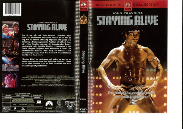 STAYING ALIVE (DVD OMSLAG)