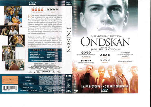 ONDSKAN (DVD OMSLAG)