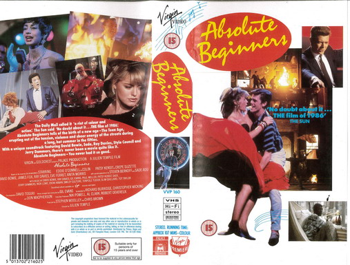 ABSOLUTE BEGINNERS (VHS) UK