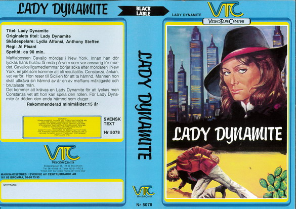 lady dynamite (Vhs-omslag)