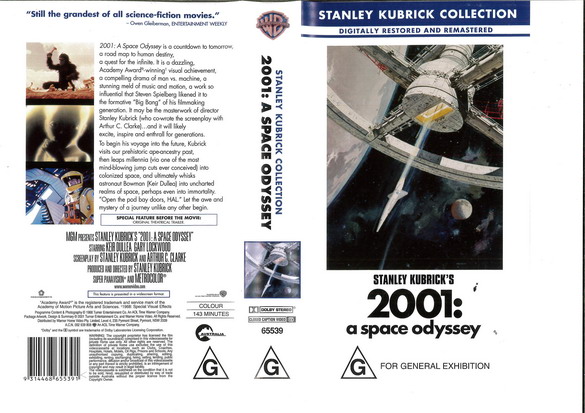 2001: A SPACE ADYSSEY (VHS) AUS
