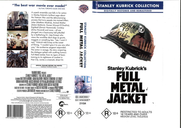 FULL METAL JACKET (VHS) AUS