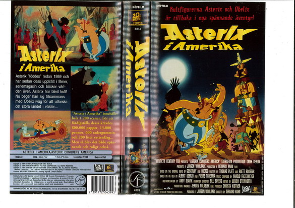 ASTERIX I AMERIKA (VHS)