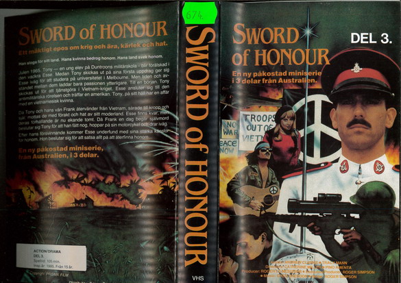 SWORD OF HONOR DEL 3 (VHS)