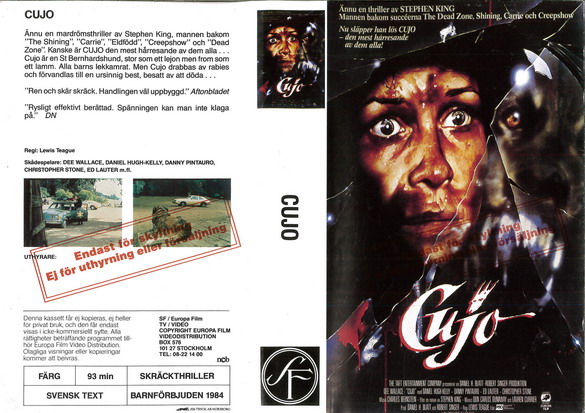 CUJO (VHS)