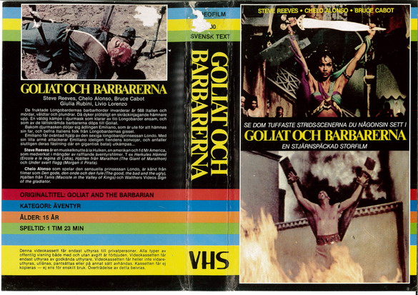 2090 GOLIAT OCH BARBARERNA (VHS)