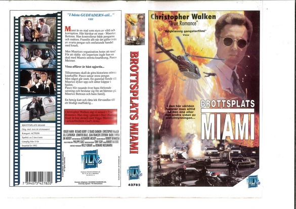 BROTTSPLATS MIAMI (VHS)