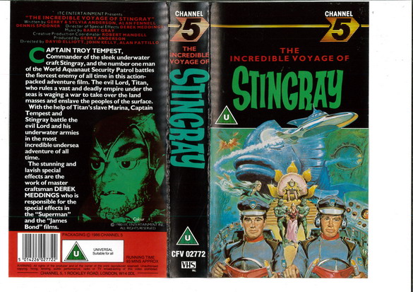 STINGRAY (VHS) UK
