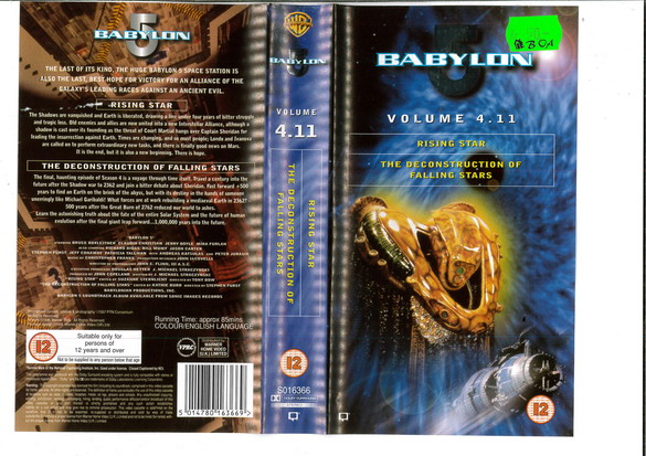 BABYLON 5 Vol 4.11 (VHS)