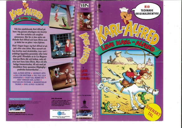 KARL-ALFRED - LEVE KARL-ALFRED  (VHS)