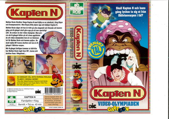 KAPTEN N - VIDEO-OLYMPIADEN  (VHS)