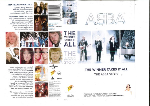 ABBA - THE WINNER TAKES IT ALL  (VHS)