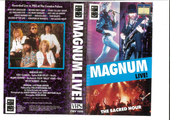 MAGNUM - LIVE  (VHS)