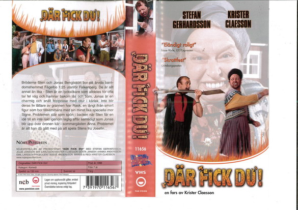 DÄR FICK DU (VHS)