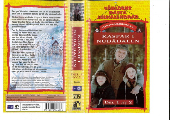 KASPAR I NUDÅDALEN JULKALENSER DEL 1 (VHS)
