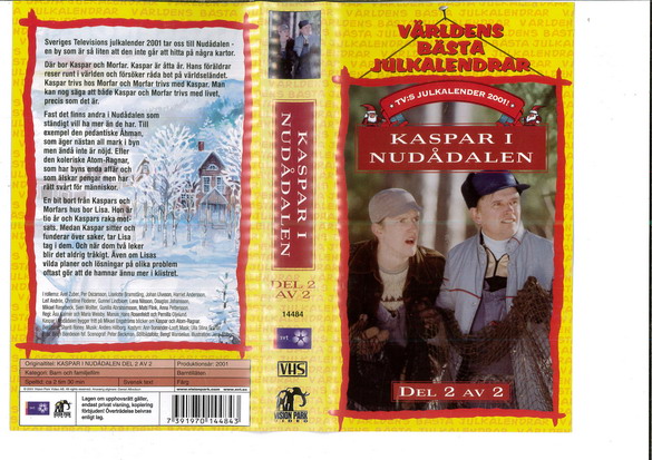 KASPAR I NUDÅDALEN JULKALENSER DEL 2 (VHS)