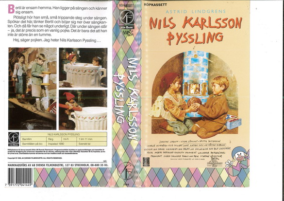 NILS KARLSSON PYSSLING (VHS) RUTIG