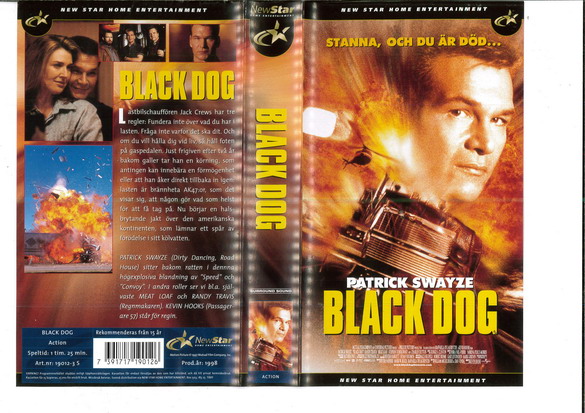 BLACK DOG (VHS)