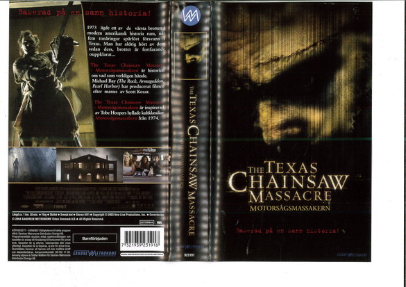 TEXAS CHAINSAW MASSACRE  - 2004 (VHS)