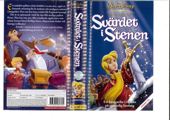 SVÄRDET I STENEN (VHS) NYARE